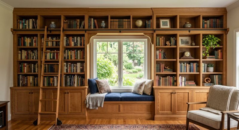 Bookcase Construction in Raleigh, NC