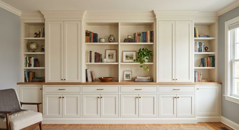 Built In Bookshelves Installation in Alexandria, VA